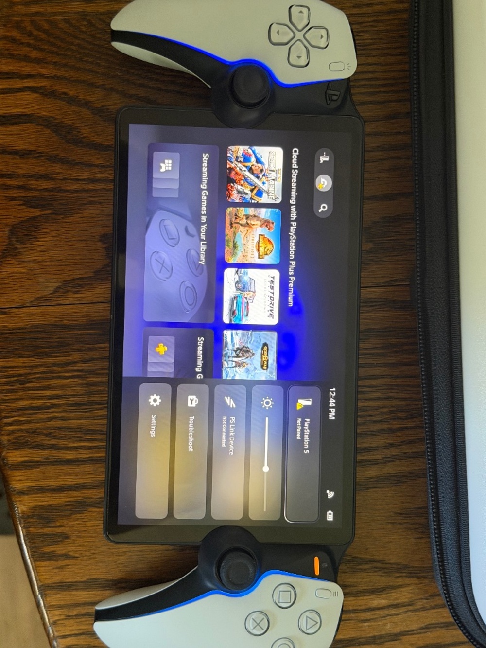 PlayStation Portal with case and stand charger